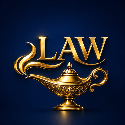 GENIE.LAW - lampe bleu nuit et or
